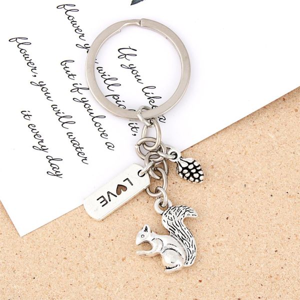 10pccute squirrel love eat pine cone keychain finding animal zoo keyring children souvenir gift handmade jewelry supplies e2696, Silver
10pccute squirrel love eat pine cone keychain finding animal zoo keyring children souvenir gift handmade jewelry supplies e2696, Silver