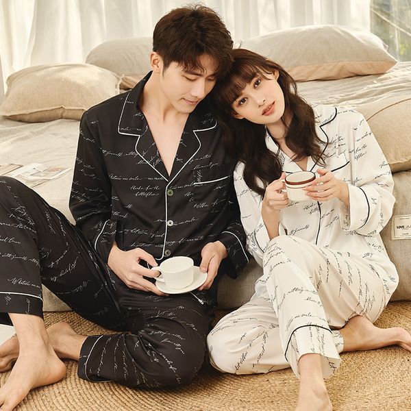 yaoting women's pajamas spring and summer satin chiffon long sleeve pants suit light letter printed home wear 2232, Black;red
yaoting women's pajamas spring and summer satin chiffon long sleeve pants suit light letter printed home wear 2232, Black;red