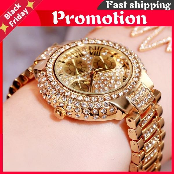 wristwatches luxury watch women ladies stainless steel bracelet diamond fashion waterproof quartz relogio feminino, Slivery;brown
wristwatches luxury watch women ladies stainless steel bracelet diamond fashion waterproof quartz relogio feminino, Slivery;brown