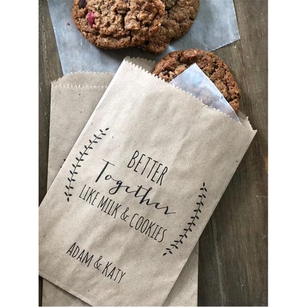 gift wrap custom wedding cookie bags -candy buffet sacks -wedding favors - recycled kraft paper -personalized printed bag -take home
gift wrap custom wedding cookie bags -candy buffet sacks -wedding favors - recycled kraft paper -personalized printed bag -take home