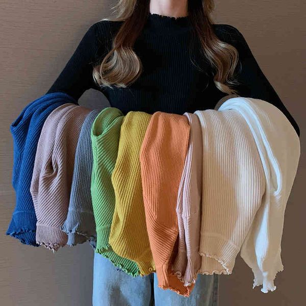 women's sweaters turtleneck solid color ruched women fashion simple long sleeve slim knitted pullovers female spring autumn eiyy, White;black
women's sweaters turtleneck solid color ruched women fashion simple long sleeve slim knitted pullovers female spring autumn eiyy, White;black