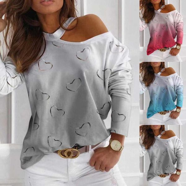 women's blouses & shirts women harajuku heart print oversized t-shirt streetwear ladies clothing cold shoulder casual t shirt female 2, White
women's blouses & shirts women harajuku heart print oversized t-shirt streetwear ladies clothing cold shoulder casual t shirt female 2, White
