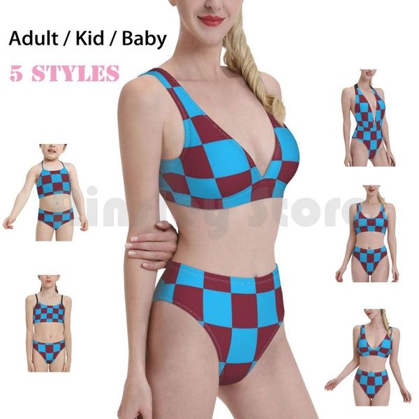 women's swimwear checkered pattern swimsuit bikini padded high waist club emblem logo premier crest united, White;black
women's swimwear checkered pattern swimsuit bikini padded high waist club emblem logo premier crest united, White;black