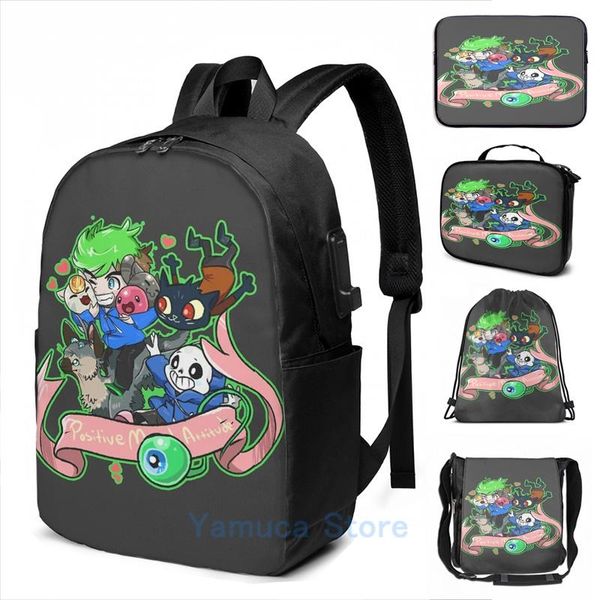 backpack funny graphic print positive mental attitude usb charge men school bags women bag travel laptop
backpack funny graphic print positive mental attitude usb charge men school bags women bag travel laptop