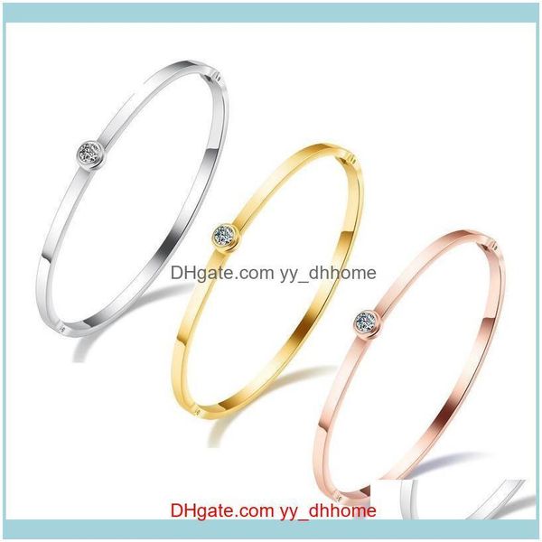 bracelets jewelry trendy fashion luxury designer rose gold titanium steel simple diamond zircon bangle bracelet for woman girls 17 cm drop d, Black
bracelets jewelry trendy fashion luxury designer rose gold titanium steel simple diamond zircon bangle bracelet for woman girls 17 cm drop d, Black