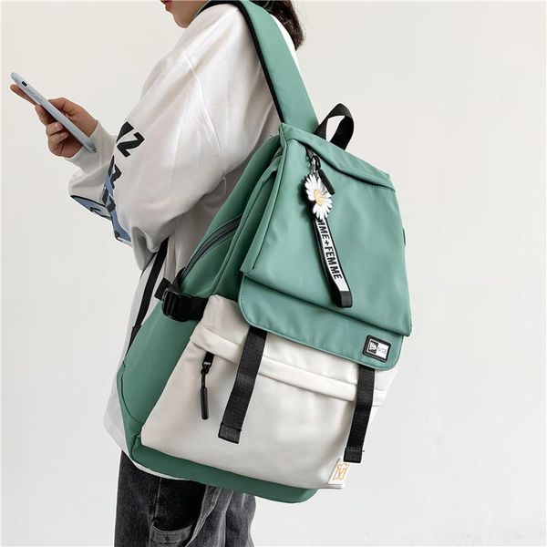 backpack 2021 women school for teenage girls boys large nylon bagpack college style bags high student rucksack
backpack 2021 women school for teenage girls boys large nylon bagpack college style bags high student rucksack