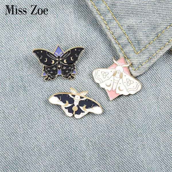 moth butterfly enamel pins custom moon phase brooch\ bag clothes lapel pin gothic badge jewelry gift for kids friendsdio chan contact, Gray
moth butterfly enamel pins custom moon phase brooch\ bag clothes lapel pin gothic badge jewelry gift for kids friendsdio chan contact, Gray