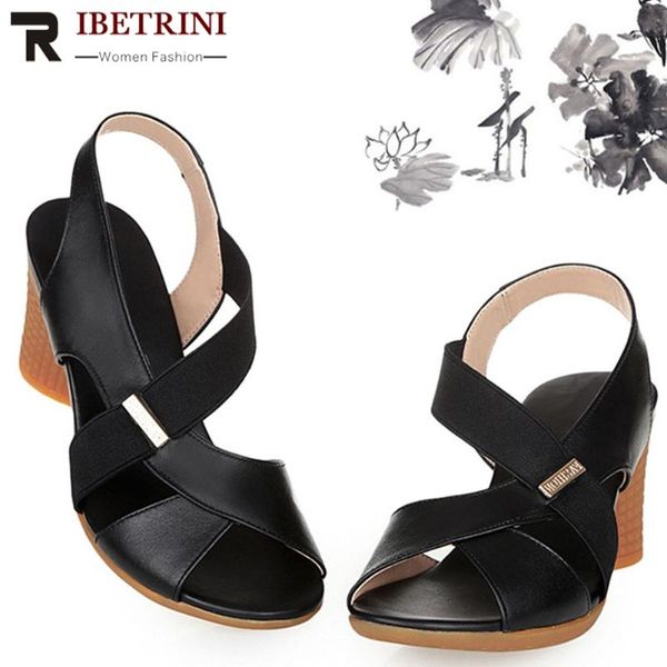 dress shoes ribetrini classic design summer cool woman high chunky heels ol sandals women elegant concise, Black
dress shoes ribetrini classic design summer cool woman high chunky heels ol sandals women elegant concise, Black
