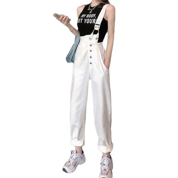 women's jeans one-shoulder denim bib female korean loose slim 2021 fashion white women, Blue
women's jeans one-shoulder denim bib female korean loose slim 2021 fashion white women, Blue