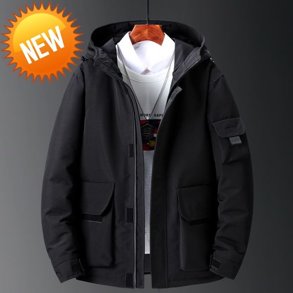 men's down jacket winter male warm casual parka coat man waterproof mens casaco masculino parkas, Black
men's down jacket winter male warm casual parka coat man waterproof mens casaco masculino parkas, Black