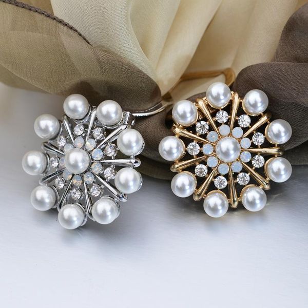 pins, brooches scarf clip brooch buckle, Gray