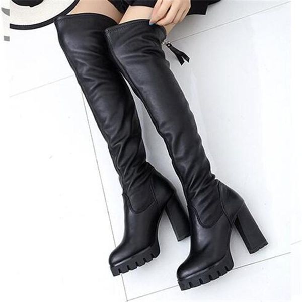 boots black over the knee women high heels shoes ladies thigh autumn winter leather long booties female pumps
boots black over the knee women high heels shoes ladies thigh autumn winter leather long booties female pumps