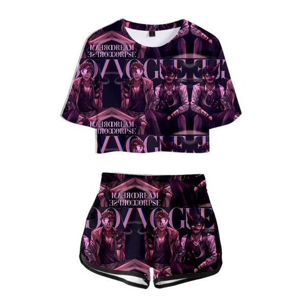 women's tracksuits corpse husband clothes two piece summer short sleeve crop +shorts harajuku streetwear 90s social star women set, Gray
women's tracksuits corpse husband clothes two piece summer short sleeve crop +shorts harajuku streetwear 90s social star women set, Gray