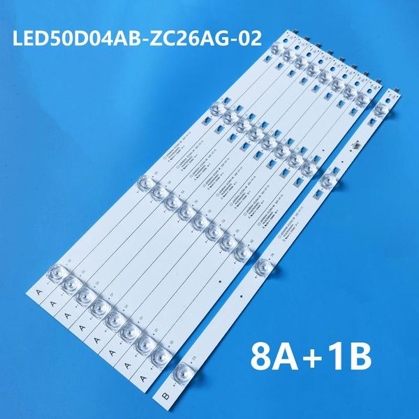 strips led backllight strip 4lamp led50d04a led50d04b-zc26ag-02 for le49al88a71 le49c51 le49h610g le49z51z 4971a 49k31 l50m5-ad
strips led backllight strip 4lamp led50d04a led50d04b-zc26ag-02 for le49al88a71 le49c51 le49h610g le49z51z 4971a 49k31 l50m5-ad