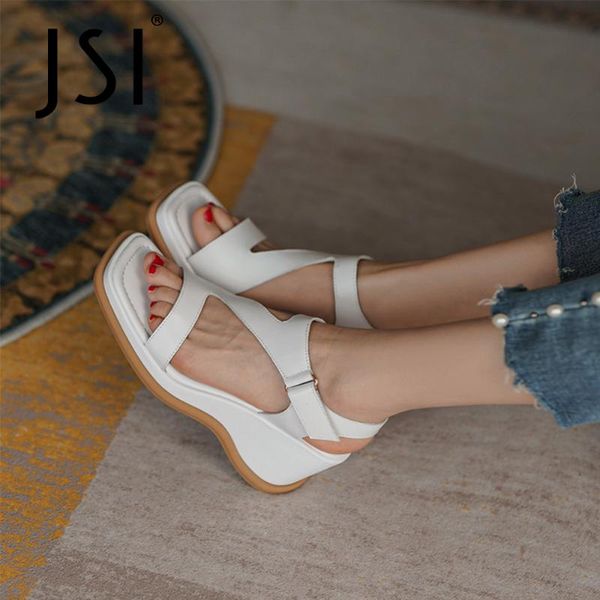 sandals jsi wedges concise style women shoes summer comfortable dressing casual square toe genuine leather basic 2021 vo217, Black
sandals jsi wedges concise style women shoes summer comfortable dressing casual square toe genuine leather basic 2021 vo217, Black