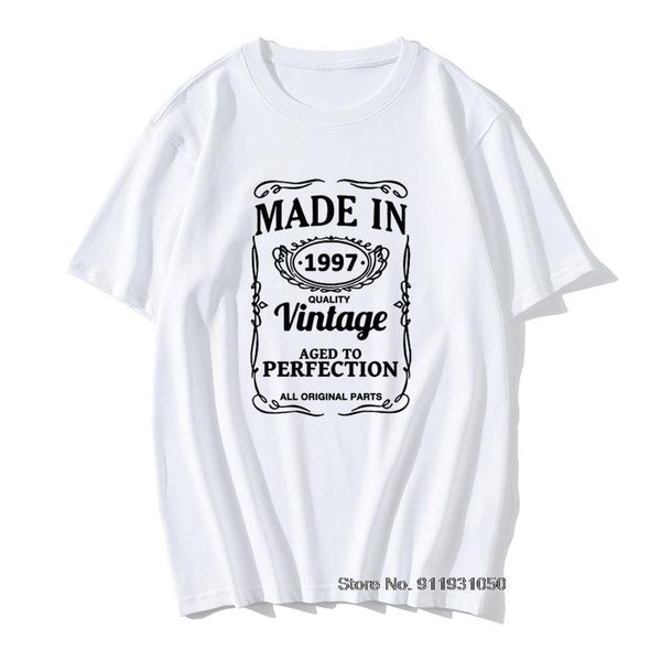 men's t-shirts fashion solid color made in 1997 printed t-shirt mens casual o-neck summer trendy print vintage cotton tees male, White;black
men's t-shirts fashion solid color made in 1997 printed t-shirt mens casual o-neck summer trendy print vintage cotton tees male, White;black