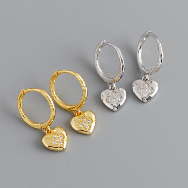 hoop & huggie enosola real 925 sterling silver zircon heart earrings for fashion women party minimalist fine jewelry cute accessories gif, Golden;silver
hoop & huggie enosola real 925 sterling silver zircon heart earrings for fashion women party minimalist fine jewelry cute accessories gif, Golden;silver