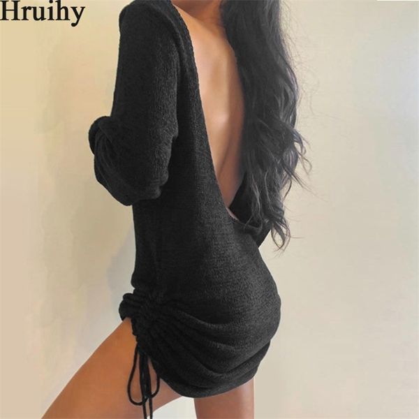 solid color slim dress women backless long sleeve drawstring ruched autumn summer party club black female 210515, Black;gray
solid color slim dress women backless long sleeve drawstring ruched autumn summer party club black female 210515, Black;gray