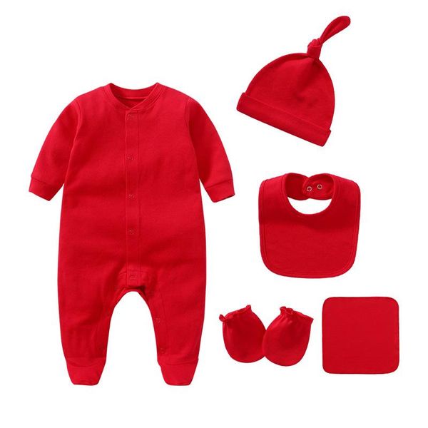 clothing sets 2021 born 5pcs pajamas solid baby boy clothes cotton romper girl jumpsuit ropa spring autumn, White
clothing sets 2021 born 5pcs pajamas solid baby boy clothes cotton romper girl jumpsuit ropa spring autumn, White