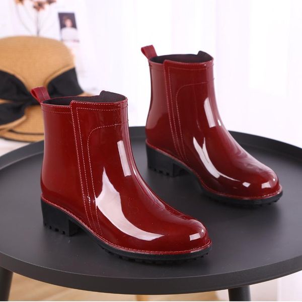 boots rain waterproof shoes woman water rubber lace up sewing solid flat with women 2021 botas mujer, Black
boots rain waterproof shoes woman water rubber lace up sewing solid flat with women 2021 botas mujer, Black