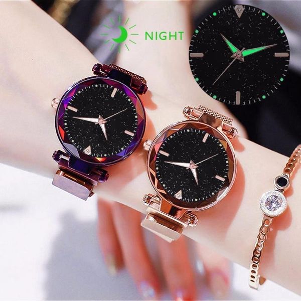 wristwatches women magnet buckle starry sky luminous watch luxury ladies stainless steel quartz for drop clock, Slivery;brown
wristwatches women magnet buckle starry sky luminous watch luxury ladies stainless steel quartz for drop clock, Slivery;brown