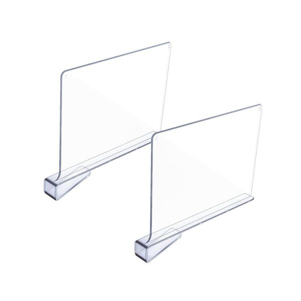 hooks & rails 2pcs acrylic shelf dividers closets and closet separator (transparent)
hooks & rails 2pcs acrylic shelf dividers closets and closet separator (transparent)