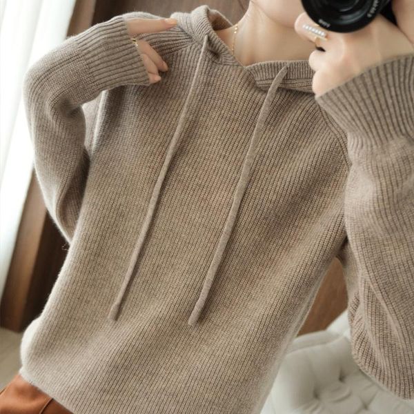 women's sweaters sweater 2021 autumn / winter 100% wool casual solid color band cap leash xl ms. long sleeve, White;black
women's sweaters sweater 2021 autumn / winter 100% wool casual solid color band cap leash xl ms. long sleeve, White;black