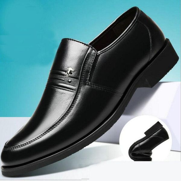 dress shoes leather tide pointed england style business wedding formal flats black for men a53-56
dress shoes leather tide pointed england style business wedding formal flats black for men a53-56