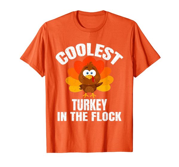 coolest turkey in the flock tshirt thanksgiving gift t-shirt, White;black 
coolest turkey in the flock tshirt thanksgiving gift t-shirt, White;black