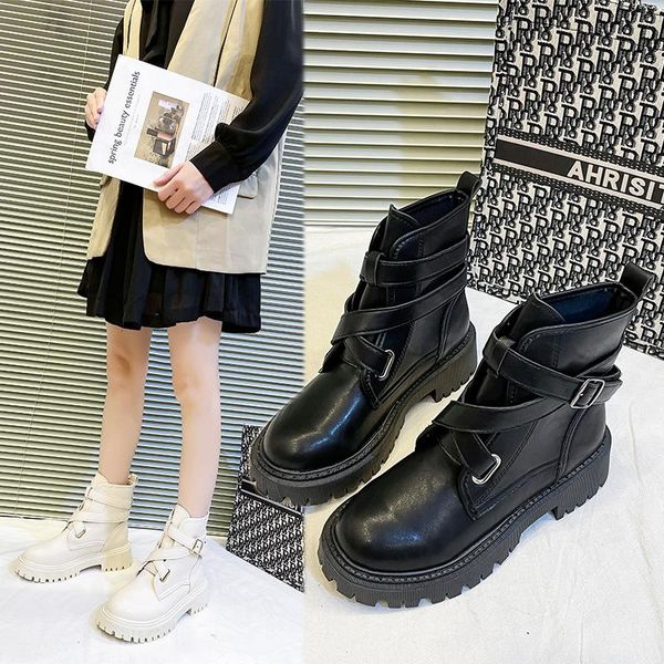 boots 2021 winter gothic punk women's flat black buckle motorcycle shoes womens platform heels
boots 2021 winter gothic punk women's flat black buckle motorcycle shoes womens platform heels