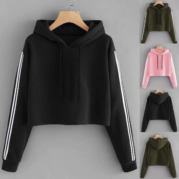 women's hoodies & sweatshirts 1680 hoodie solid lace up drawstring long sleeve sweatershirt korean style ladies sweat femme, Black
women's hoodies & sweatshirts 1680 hoodie solid lace up drawstring long sleeve sweatershirt korean style ladies sweat femme, Black