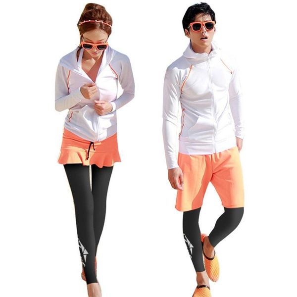 sweetheart couples lovers 3/ 4-piece set swimsuit long sleeve swimwear beachwear sun protection snorkeling surfing suit one-piece suits
sweetheart couples lovers 3/ 4-piece set swimsuit long sleeve swimwear beachwear sun protection snorkeling surfing suit one-piece suits