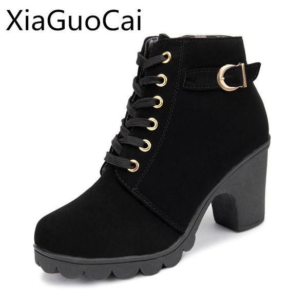 boots plus size europe women winter buckle high heels female round toe spring and autumn drop 35, Black
boots plus size europe women winter buckle high heels female round toe spring and autumn drop 35, Black