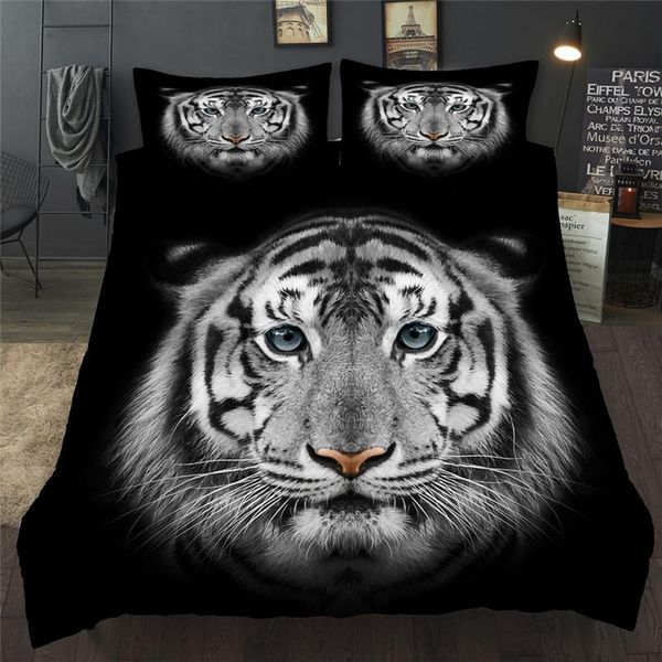 bedding sets 3d tiger printed bed linen black animal king size set twin full single double duvet cover for child boy adults
bedding sets 3d tiger printed bed linen black animal king size set twin full single double duvet cover for child boy adults