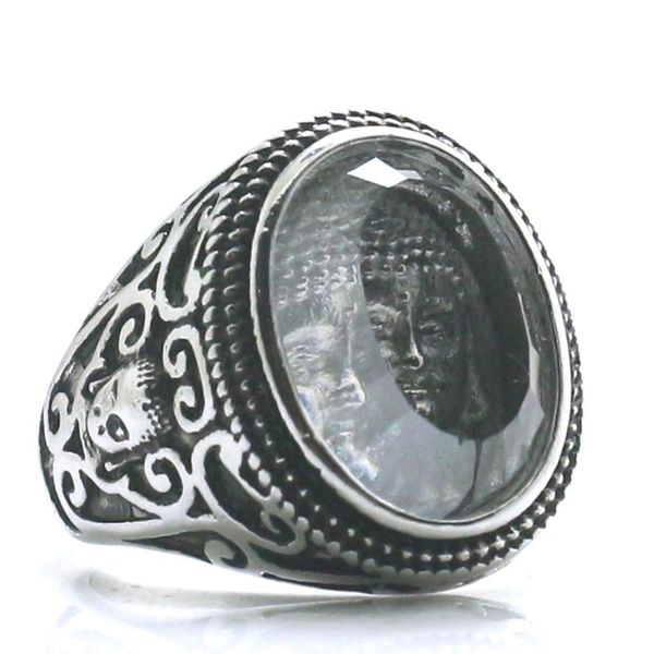 cluster rings 316l stainless steel all silver-color buddha est ring, Golden;silver
cluster rings 316l stainless steel all silver-color buddha est ring, Golden;silver