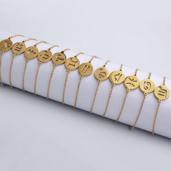link, chain fine4u b124 stainless steel coin charm bracelets adjustable 12 constellation zodiac sign bracelet 2021 trendy summer jewelry, Black
link, chain fine4u b124 stainless steel coin charm bracelets adjustable 12 constellation zodiac sign bracelet 2021 trendy summer jewelry, Black