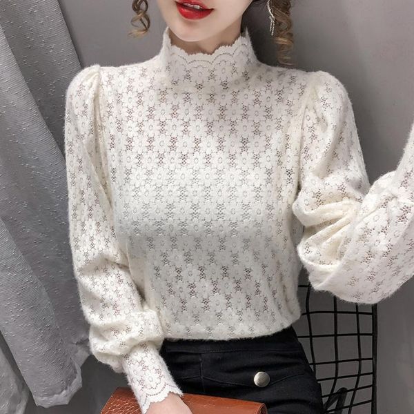 women's blouses & shirts chikichi 2021 autumn and winter korean stretch hollow slim fashion lace pullover casual ladies base shirt long, White
women's blouses & shirts chikichi 2021 autumn and winter korean stretch hollow slim fashion lace pullover casual ladies base shirt long, White