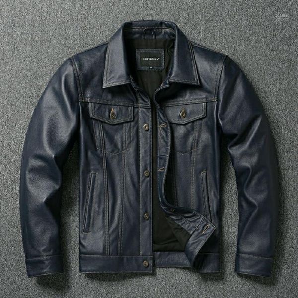 men's leather & faux 2021 autumn winter men clothing genuine cowhide jackets male short casual coats real slim overcoats w575, Black
men's leather & faux 2021 autumn winter men clothing genuine cowhide jackets male short casual coats real slim overcoats w575, Black