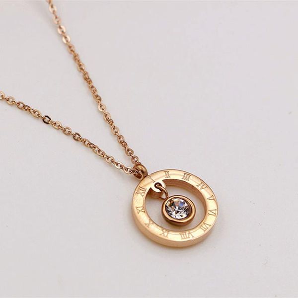 pendant necklaces fashion women necklace stainless steel with roman numeral luxury wedding jewelry collars n0108, Silver
pendant necklaces fashion women necklace stainless steel with roman numeral luxury wedding jewelry collars n0108, Silver