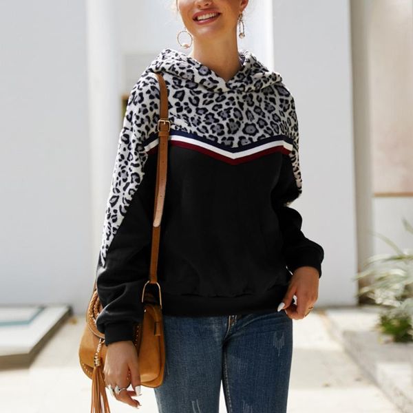 women's hoodies & sweatshirts autumn casual sweatshirt coat winter ladies mosaic leopard long sleeve loose hoodie fashion, Black
women's hoodies & sweatshirts autumn casual sweatshirt coat winter ladies mosaic leopard long sleeve loose hoodie fashion, Black