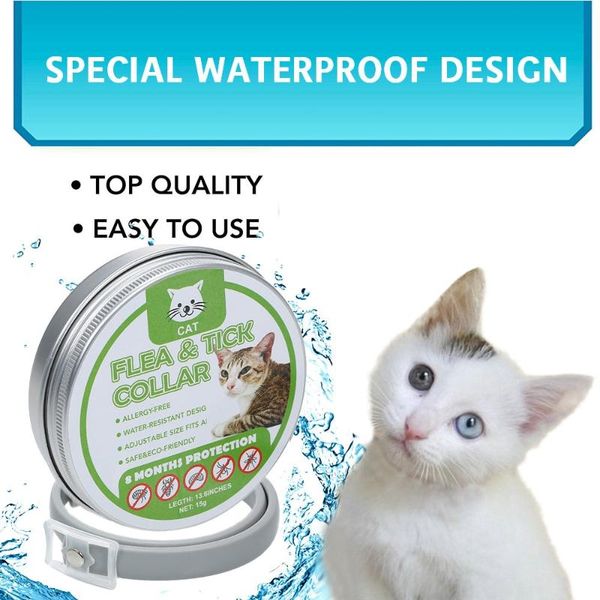 cats collar tick flea anti insect treatment prevention natural essential oil adjustable waterproof 8 months protection dog collars & leashes
cats collar tick flea anti insect treatment prevention natural essential oil adjustable waterproof 8 months protection dog collars & leashes