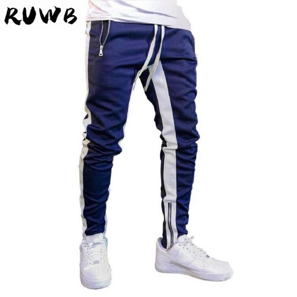 casual men pants fitness sweatpants joggers streetwear trousers male fashion stripe track gym men's, Black
casual men pants fitness sweatpants joggers streetwear trousers male fashion stripe track gym men's, Black