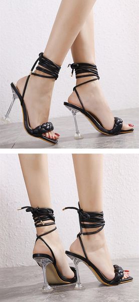 sandals 2021 summer fashion design weave women transparent strange high heels ladies open toe shoes, Black
sandals 2021 summer fashion design weave women transparent strange high heels ladies open toe shoes, Black
