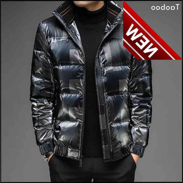 2021 brand men's winter jacket streetwear duck down coats male loose s solid windproof hip-pop clothing, Black
2021 brand men's winter jacket streetwear duck down coats male loose s solid windproof hip-pop clothing, Black