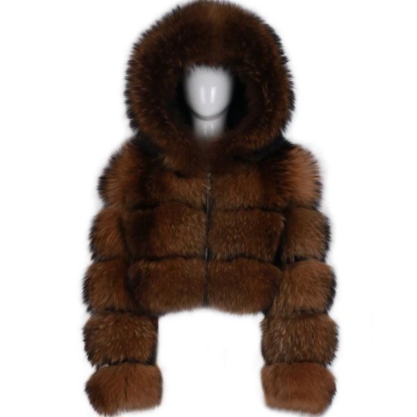women's fur & faux hooded ladies natural jacket women real raccoon coat, Black
women's fur & faux hooded ladies natural jacket women real raccoon coat, Black