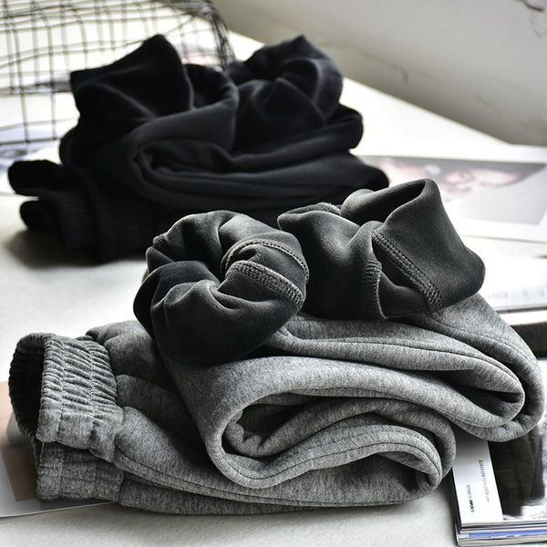 women's pants & capris 600g thick soft winter clothing slim air cotton loose casual sports ins women bottoms, Black;white
women's pants & capris 600g thick soft winter clothing slim air cotton loose casual sports ins women bottoms, Black;white