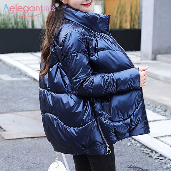 aelegantmis bright color women's winter jacket stand collar thicken warm bread coat woman casual parkas overcoat ladies outwear 210607, Black
aelegantmis bright color women's winter jacket stand collar thicken warm bread coat woman casual parkas overcoat ladies outwear 210607, Black