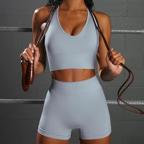 yoga outfit shorts set tracksuit for women 2 piece gym suit deep v-neck crop sports workout clothes athletic wear
yoga outfit shorts set tracksuit for women 2 piece gym suit deep v-neck crop sports workout clothes athletic wear