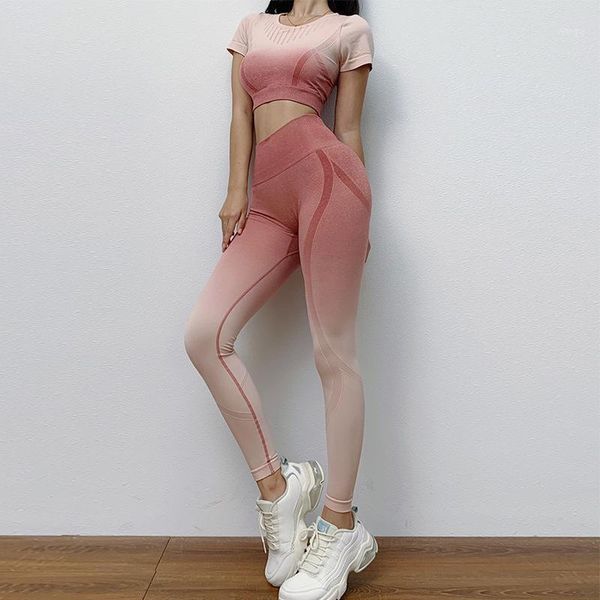 arrival women seamless yoga set high waist stretchy pants elastic short sleeve shirt fitness slim fit tight sportswear1, White;red
arrival women seamless yoga set high waist stretchy pants elastic short sleeve shirt fitness slim fit tight sportswear1, White;red