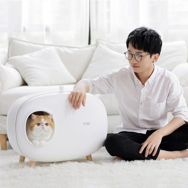 cat beds & furniture pet litter box semi closed large toilet anti splash domestic potty big space bed house cave mats
cat beds & furniture pet litter box semi closed large toilet anti splash domestic potty big space bed house cave mats